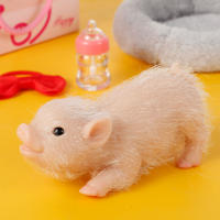 Juguete De Cerditos Mini Set De Muñecos De Silicona Accesorio De Cerdita Reborn Lindo Y Realista Para Recién Nacidos Regalo Para Niños - details 15