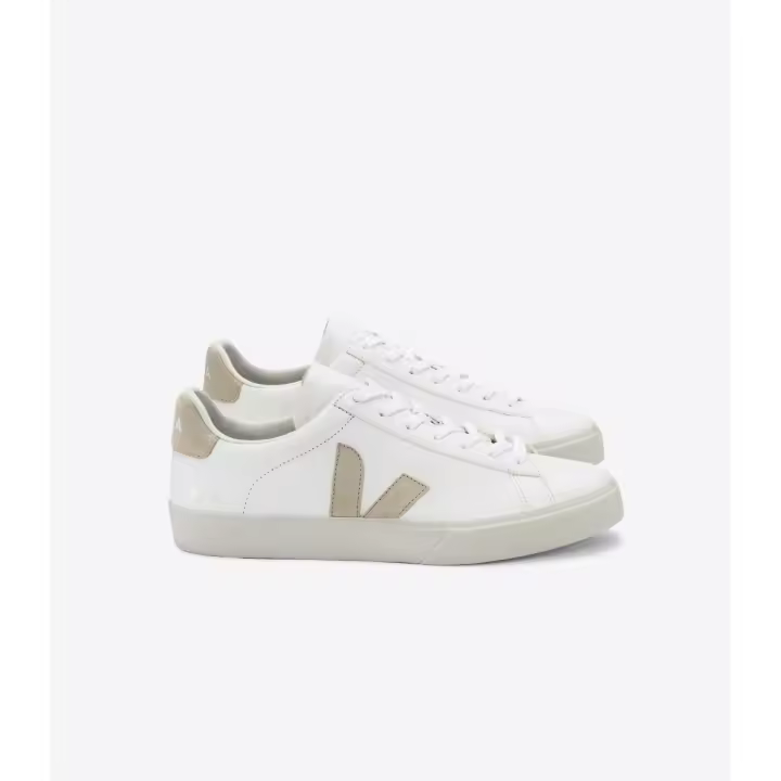 Veja CAMPO LEATHER WHITE ALMOND - 1