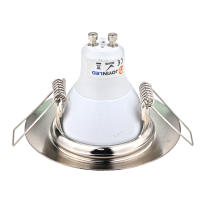 10pcs Soporte De Bombilla LED MR16 GU10 Metálico Redondo Para Iluminación Requedada Fijación En Techo Cupón De 50mm - details 15