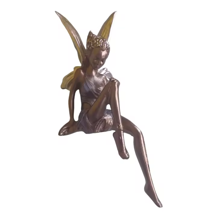 Estatua De Fae Tirsi De Resina Decoración Para Jardín Exterior Niños Escultura Decorativa De Angelita Para Courtyard Lawn Arte De Jardín Ornamento - 1