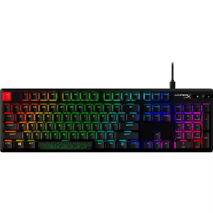 HyperX Alloy Origins PBT ANSI RGB Switch HyperX Red Linear Negro - 1