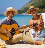 Sombrero Panamá de paja de Ala Ancha para Mujer y Hombre, sombrero Fedora para el sol en La Playa, Con Protección solar UPF, para Verano - details 4