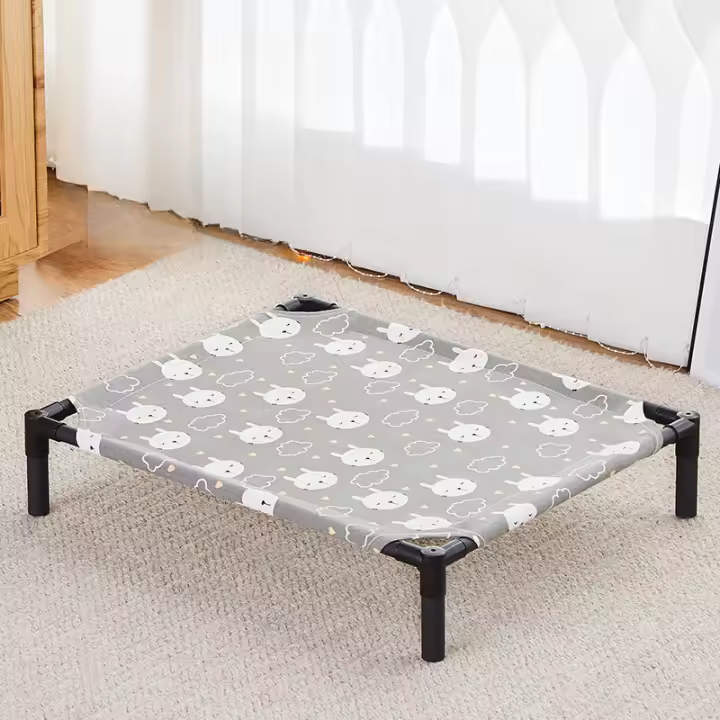 Cama Elevada Para Perros Plegable Y Portátil Para Camping Casa Para Gatos Kennel Para Perros Cachorros Cuatro Estaciones Lavable Y Desmontable - 1