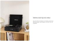 CREATE - RECORD PLAYER RETRO - Tocadiscos Retro con Bluetooth, USB, SD, MicroSD y Mp3 - details 4