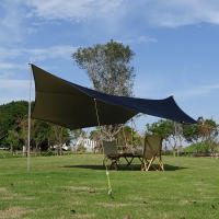 Carpa Grande De Camping 5.1x5.1m Impermeable Octagonal Mariposa Para Exterior Sombrilla Tienda De Sombra Playa Tourista Canopy - details 19