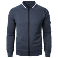 Conjunto De Sudadera Y Chaqueta Ligera Para Hombre En Color Sólido Estilo Casual Con Cierre De Cremallera Pantalones Con Cierre Elástico Streetwear Para La Vida Diaria - details 11