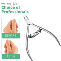 Set Profesional De Cortauñas En Acero Inoxidable Kit De Manicura Y Pedicura Con Tijeras Cortauñas Nipper Y Trimmer - details 1