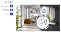 Teléfono Dect Daewoo DTD-1400 color blanco (NUEVO) - details 0