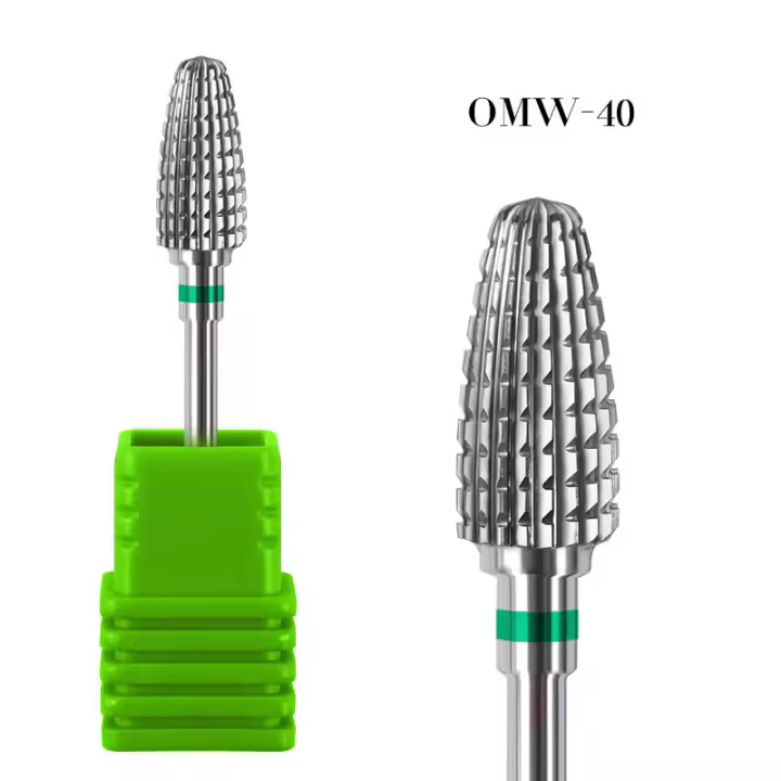 Cabezas De Pulido De Carburo De Tungsteno Para Eliminación De Uñas Y Pulido Accesorios Para Taladro De Uñas Bits De Molienda Para Arte De Uñas Y Manicura - 1