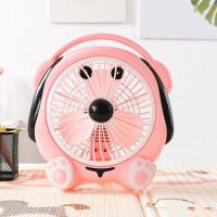 Ventilador eléctrico de dibujos animados de verano, pequeño dormitorio de estudiantes, cama de escritorio, portátil, para oficina en casa, ventilador de escritorio, regalo - details 2