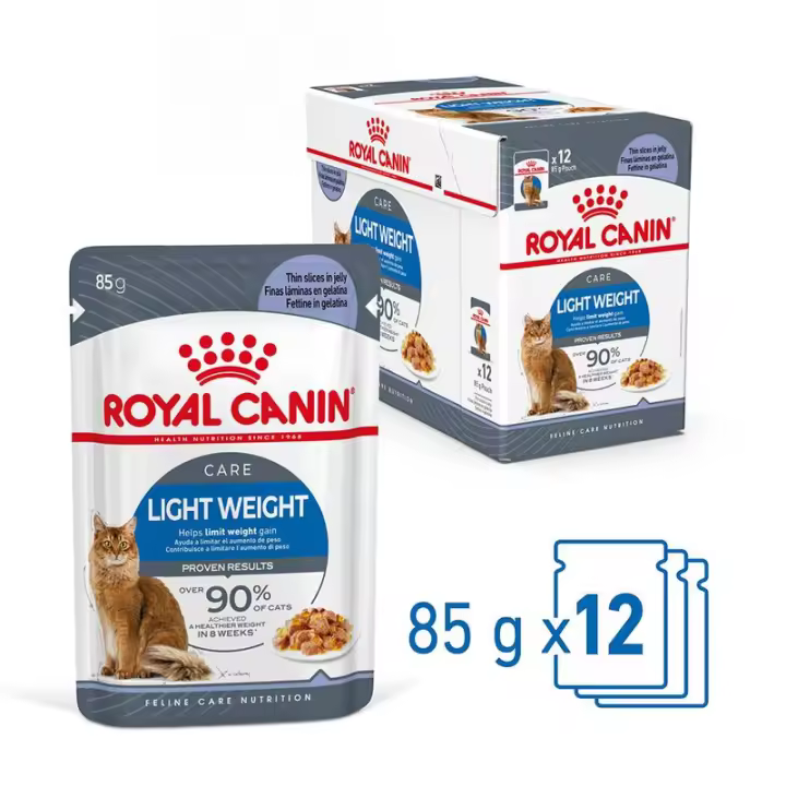 Precio Especial por Caducidad (6 de abril)-Royal Canin Light Weight Care en gelatina 12X85g - 1