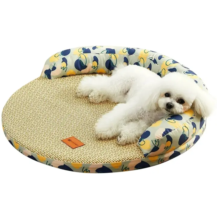 Cama De Verano Para Perros Pequeños Y Medianos Alfombra Respirable De Enfriamiento Lavable Para Pupusas Suministros De Mascotas - 1