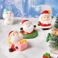Muñecos De Navidad Santa Claus Y Payaso De Resina Para Adornos De Coche Y Escritorio Regalos De Manualidades De La Casa Decoración De Fiesta De Navidad - details 1