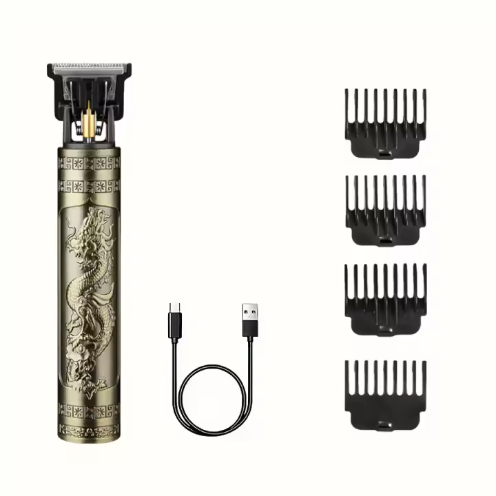 Cortador De Pelo Profesional Con Pantalla LED Y Carga USB-C Recortadora De Pelo Sin Cable Trimmer De Cabello Largo Para Cabello Y Barba - 1