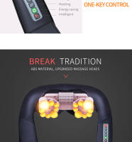 Masajeador Eléctrico De Cuerpo Completo Con Calor Y Masaje Profundo Shiatsu Para Cuello Espalda Hombros Piernas Y Pies Portátil Para Hogar Y Oficina - details 4