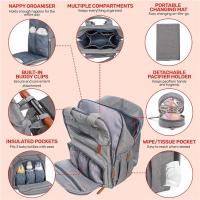 Mochila de maternidad, Mochilas Pañaleras con Ganchos para Carro, Bolsa Pañales Maternidad para Mama - details 3