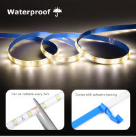 Tira De LED Sensor De Movimiento 1M-5M Luz Nocturna Impermeable Para Armario Cama Cocina Escaleras 12V Sensor De Luz Nocturna Para Dormitorio - details 2