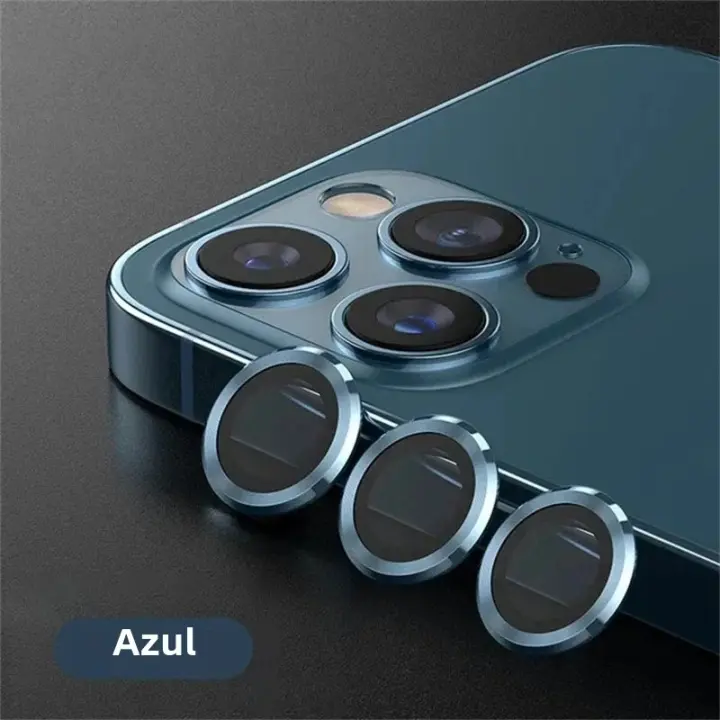 Protector De Lente De Cámara Metálico Para iPhone 11 12 13 14 15 pro Max 15 14 plus 13 12 Mini Protección Para Glass De Cámara En iPhone 14 pro Max - 1
