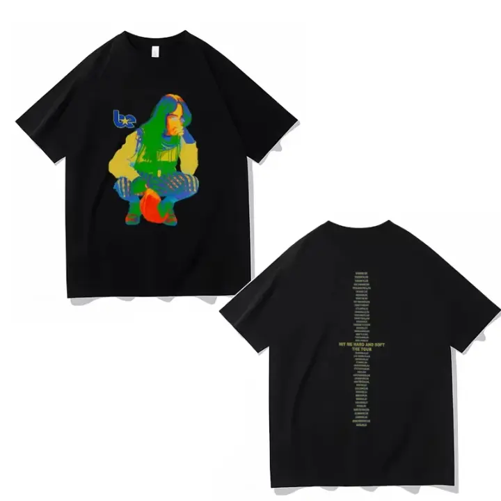 Camiseta Billie Estilo Europeo Nueva Moda De Calle Impresión Oficial Rosa Casual Primavera Otoño Para Hombres - 1
