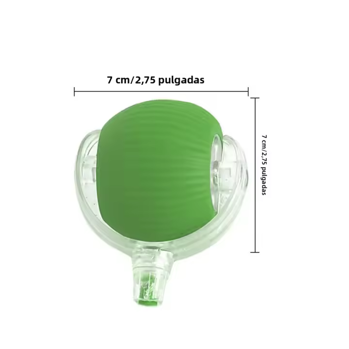 Juguete Interactivo Para Gatos Pelota Automática Con Sensor De Movimiento Cuerda Artificial Juguete Eléctrico Para La Interacción De Gatos Tamaño 7x7cm - 1