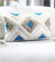 ReinoMansidi SL -Relleno incluido Cojin de Colgante cuadrado de terciopelo de una cara 30x50cm FUNDA Y COJIN INCLUIDO - details 1