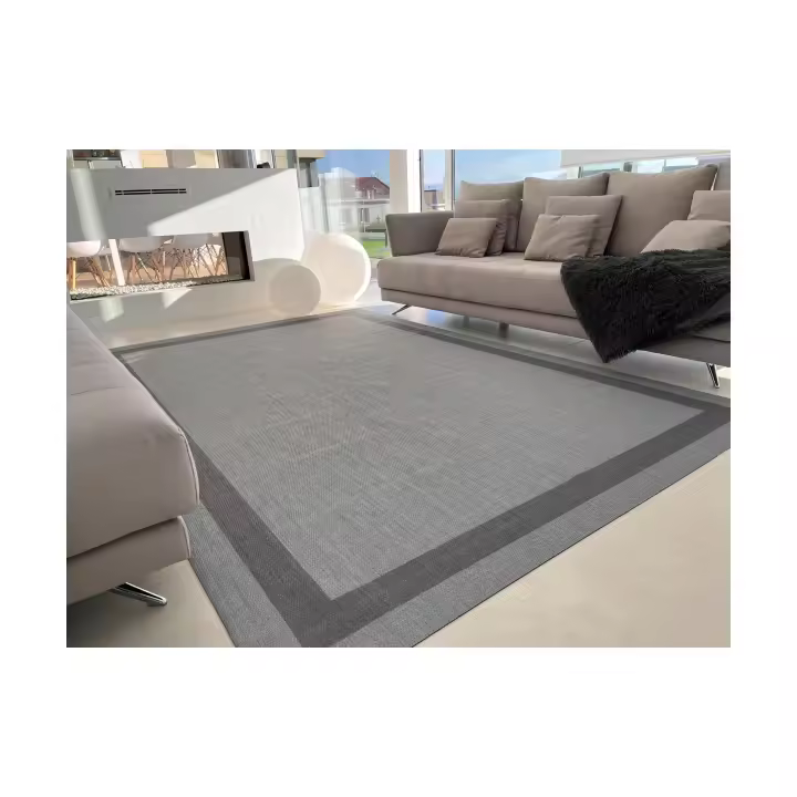 TEJIDOS EL MUNDO Alfombra de Vinilo Greca Antideslizante para Interior y Exterior - 1