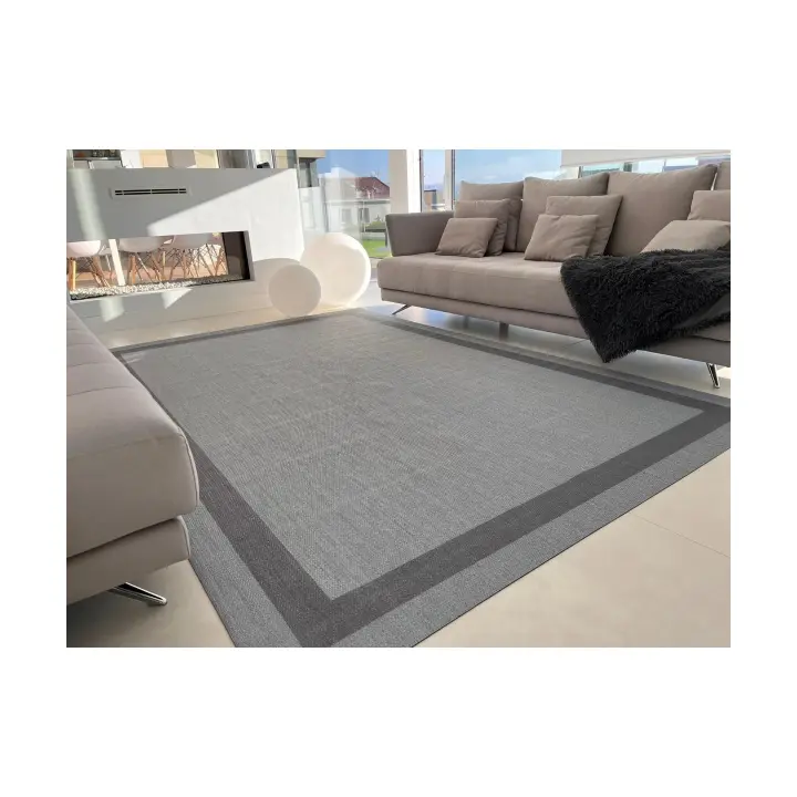 TEJIDOS EL MUNDO Alfombra de Vinilo Greca Antideslizante para Interior y Exterior - 1