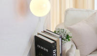 Lámpara De Pared LED Minimalista Moderna En Negro Y Blanco Para Dormitorio Sala De Estar Creativa Luz De Fondo Para Pasillo Y Cocina - details 9