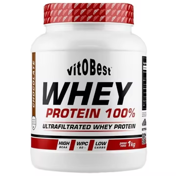 Whey Protein 100% Chocolate 1kg Vitobest - 1
