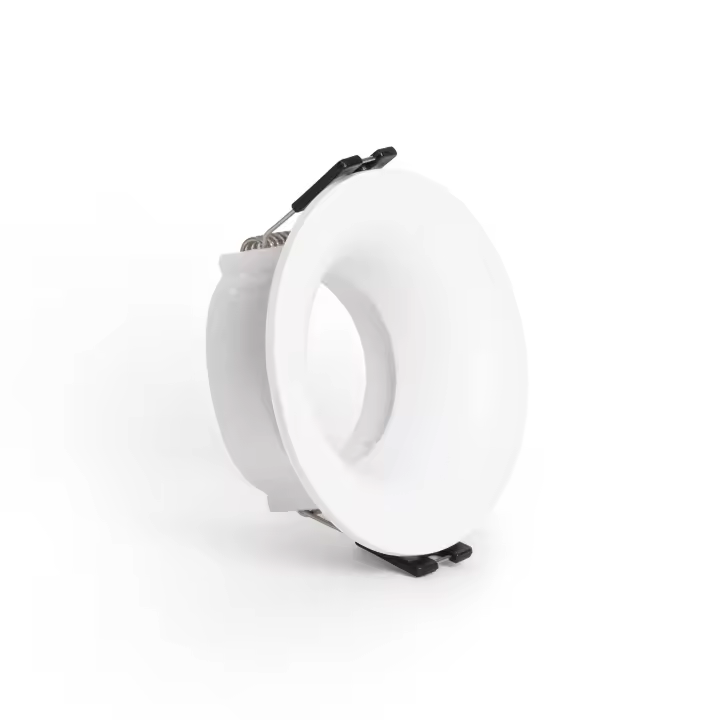 Ledkia Aro Downlight Cónico Bajo UGR para Bombilla LED GU10 / GU5.3 Corte Ø 70 mm Blanco - 1