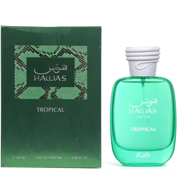 Rasasi Hawas Tropical Eau De Parfum 100 ml- perfume árabe original para hombre - 1