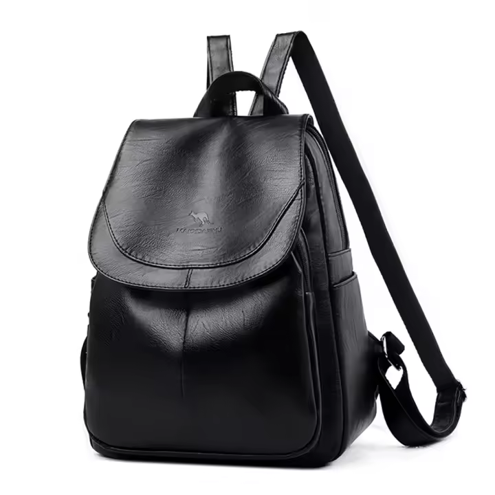 Mochila De Cuero Suave Antirrobo Para Mujer Bolso De Hombro Vintage Gran Capacidad Para Viaje Escuela Bolsa De Mano Para Chicas - 1