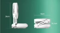 Ventilador de Mesa, Oscilación Automática de 120°, Iluminación LED, Ventilador Silencioso USB, Adecuado para el Hogar, Oficina, Dormitorio - details 1