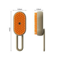 Cepillo De Peluquería Para Perros Y Gatos Eléctrico Con Humo 3 En 1 Cepillo De Masaje Para Animales Elimina Enredos Y Pelo Muerto - details 0