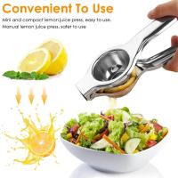 Comprimidor De Limón Manual De Acero Inoxidable Aplicador De Jugo Para Naranja Y Citrus Accesorio De Cocina Herramienta Para Comprimir Frutas - details 2