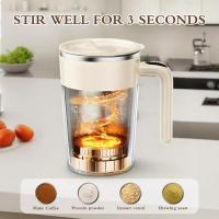 Jarrón de café, Taza de café Eléctrica, Termo de café, Taza de café, ajustado para Café, leche, cacao y otras Bebidas (crema) - details 4