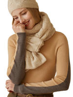 Chal De Lana Pura 100% Knit Invierno Otoño Cardigan Cape Warm Suave Pashmina Scarf Geométrico Fashion Para Mujer Adulto Casual - details 7