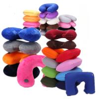 Almohada De Cuello U Inflable Para Viaje Almohada De Descanso Para Cabeza Y Espalda En Avión Almohada De Viaje De Espuma De Memoria Almohada De Descanso Fatiga Relieve - details 2