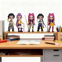 Set de 6 figuras de acción K-POP Demon Hunter — Muñecos Saja, Rumi, Mira y Zoey — Juguete para niños y fans — Regalo de cumpleaños - details 3