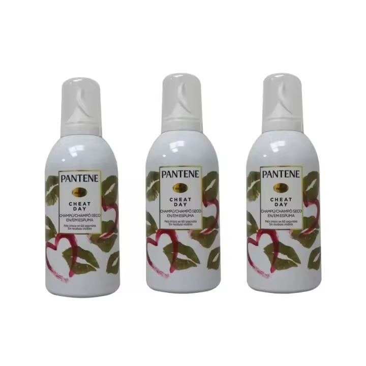 Pantene Champu en Seco【Pack 3 uds X 180ML】     【ROUA】 - 1