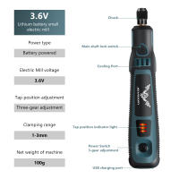 Set De Molinos Eléctricos USB 3.6V Mini Pluma Grabadora Y Herramienta Giratoria Para Grabado De Jade Y DIY Sin Fuente De Alimentos Química Alta - details 1
