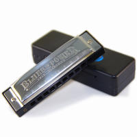 Harmonica 10 Agujeros Senior Bruce Para Blues Con Estuche Acero Inoxidable Y Latón Para Música Instrumento De Musicalización - details 1