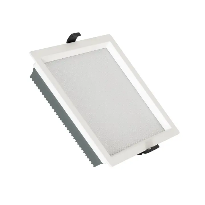 Ledkia Downlight LED 40W Cuadrado SAMSUNG Aero 130 lm/W Microprismático LIFUD Corte 210x210 mm 3000K Blanco Cálido - 1