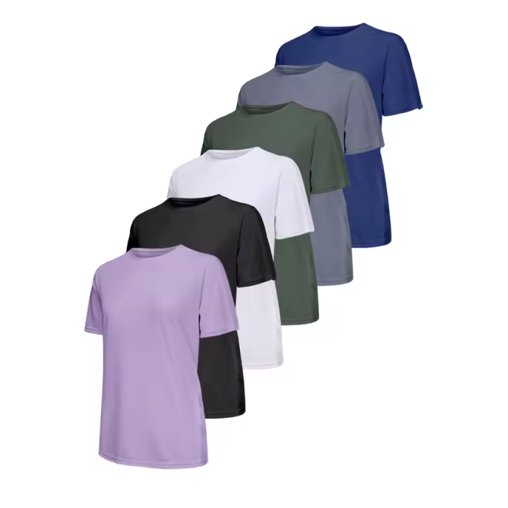 Top deportivo transpirable ultraligero de secado rápido para mujer, Top deportivo de Color sólido para entrenamiento, correr, gimnasio, 2 uds. - 1