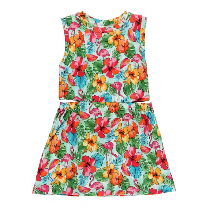Boboli Vestido Punto Estampado Niña BCI - 1