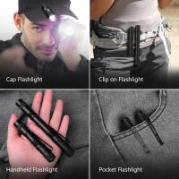 Linterna LED Portátil Mini Con Clip De Pluma Torcha Mano Ultra Móvil Para Exteriores Camping Emergencia Uso De Batería AAA - details 18