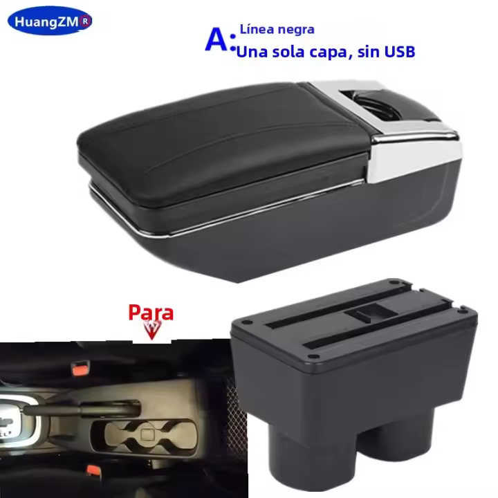 Soporte Central Para Coche TOYOTA RUSH Caja De Almacenamiento Interior Accesorios De Retrofits Material De Cuero / Plástico ABS - 1