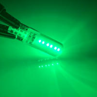 10PCS T10 W5W Lámparas LED Silicona COB 194 168 Canbus Sin Error Luz Interna De Coche Lámparas De Estacionamiento Map Dome 12V - details 6
