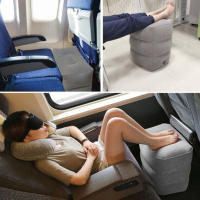 Almohada De Viaje Inflable Para Niños PVC Reposapiés De Vuelo Para Coche Y Autobús Almohada De Descanso Corporal Rectangular - details 2