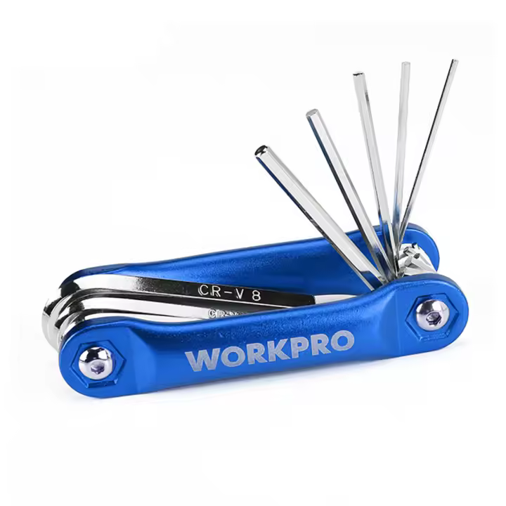 Workpro Juego de 8 llaves allen plegable - 1